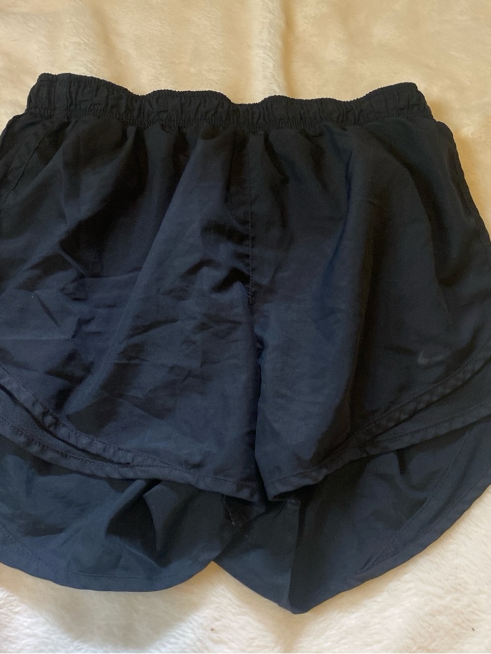 Nike Women's Black Athletic Running Shorts BAD CONDITION